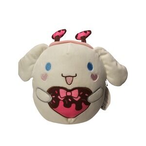 NEW Squishmallow Sanrio Cinnamoroll 8 Inch Heart Chocolate Plush‎ Hello Kitty